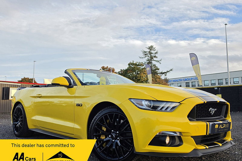 2016 Ford Mustang 5.0 V8 GT Convertible 2dr Petrol SelShift Euro 6 (416 bhp)
