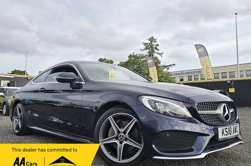 2018 Mercedes-Benz C Class 2.1 C220d AMG Line Coupe 2dr Diesel G-Tronic+ Euro 6 (s/s) (170 ps)