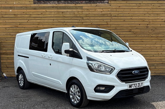 2022 Ford Transit Custom 2.0 300 EcoBlue Limited Crew Van Double Cab 5dr Diesel Manual L2 H1 Euro 6 (s/s) (130 ps)
