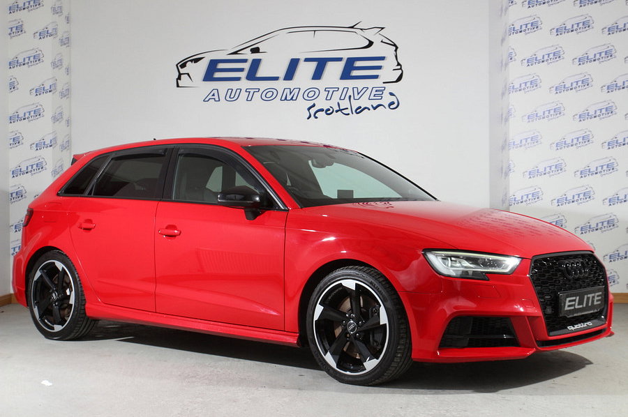 2017 Audi S3 2.0 TFSI Black Edition Sportback 5dr Petrol S Tronic quattro Euro 6 (s/s) (310 ps)