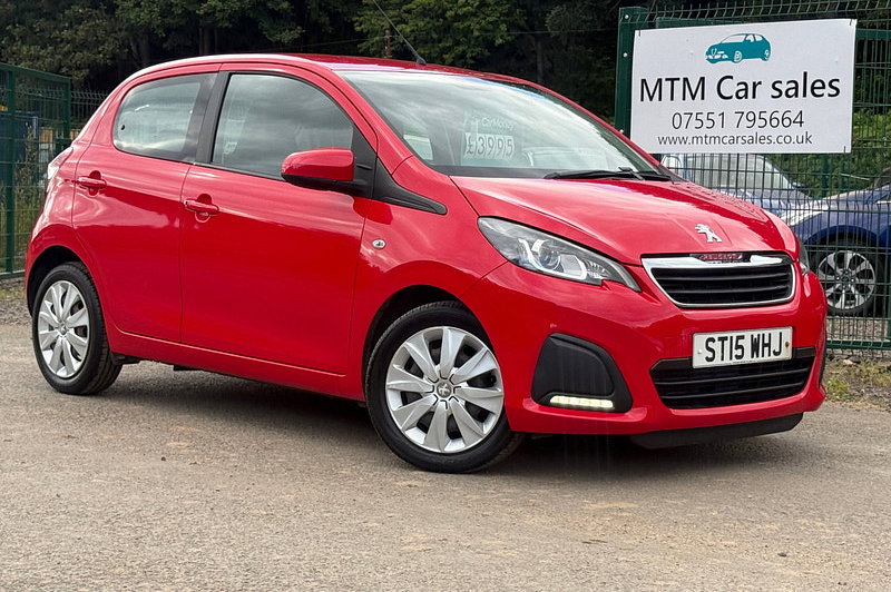 2015 Peugeot 108 1.0 Active Hatchback 5dr Petrol Manual Euro 6 (68 ps)
