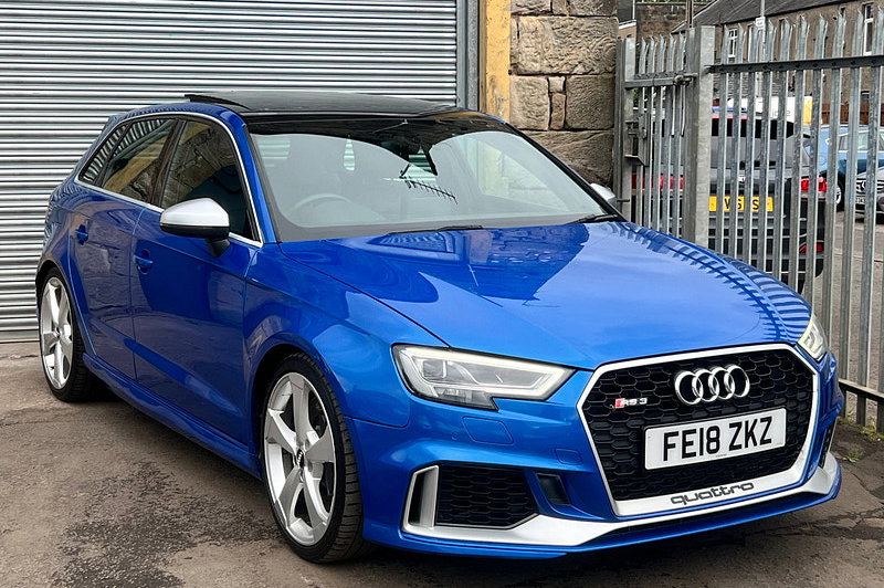 2018 Audi RS3 2.5 TFSI Sportback 5dr Petrol S Tronic quattro Euro 6 (s/s) (400 ps)