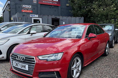 2017 Audi A4 2.0 TFSI S line Saloon 4dr Petrol Manual Euro 6 (s/s) (190 ps)
