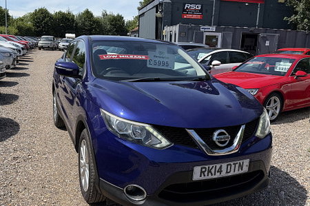 2014 Nissan Qashqai 1.2 DIG-T Acenta SUV 5dr Petrol Manual 2WD Euro 5 (s/s) (115 ps)