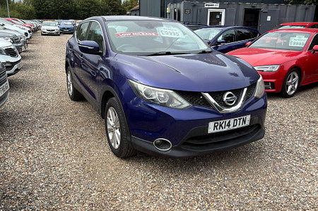 2014 Nissan Qashqai 1.2 DIG-T Acenta SUV 5dr Petrol Manual 2WD Euro 5 (s/s) (115 ps)
