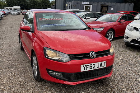 2013 Volkswagen Polo 1.4 Match Hatchback 5dr Petrol DSG Euro 5 (85 ps)