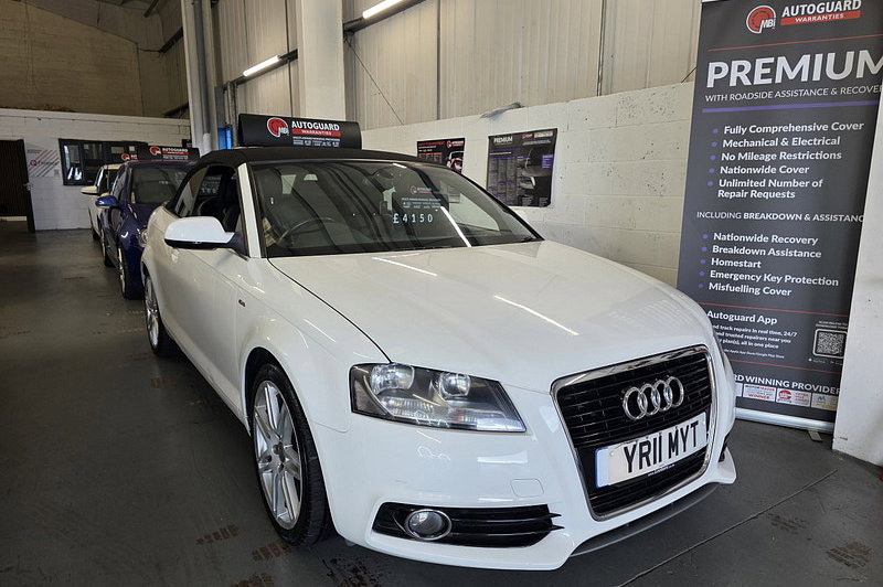 2011 Audi A3 Cabriolet 1.8 TFSI S line Convertible 2dr Petrol Manual Euro 4 (160 ps)