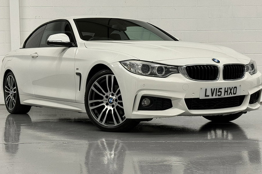 2015 BMW 4 Series 2.0 420d M Sport Convertible 2dr Diesel Auto Euro 6 (s/s) (184 ps) M PACKAGE £4460 EXTRAS / P/SENSORS