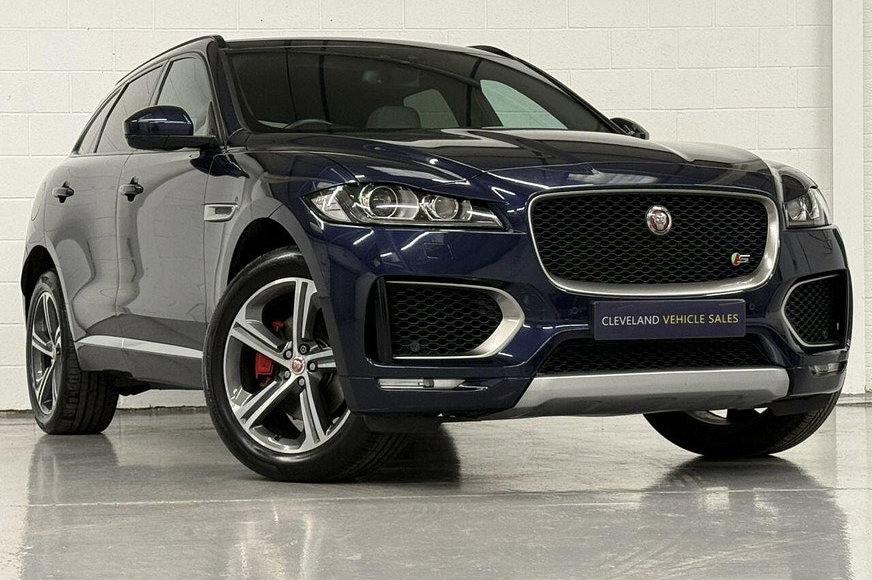 2017 Jaguar F-PACE 3.0 D300 V6 S SUV 5dr Diesel Auto AWD Euro 6 (s/s) (300 ps) 20'S, CAMERA, HTD SEATS-WHEEL, FSH