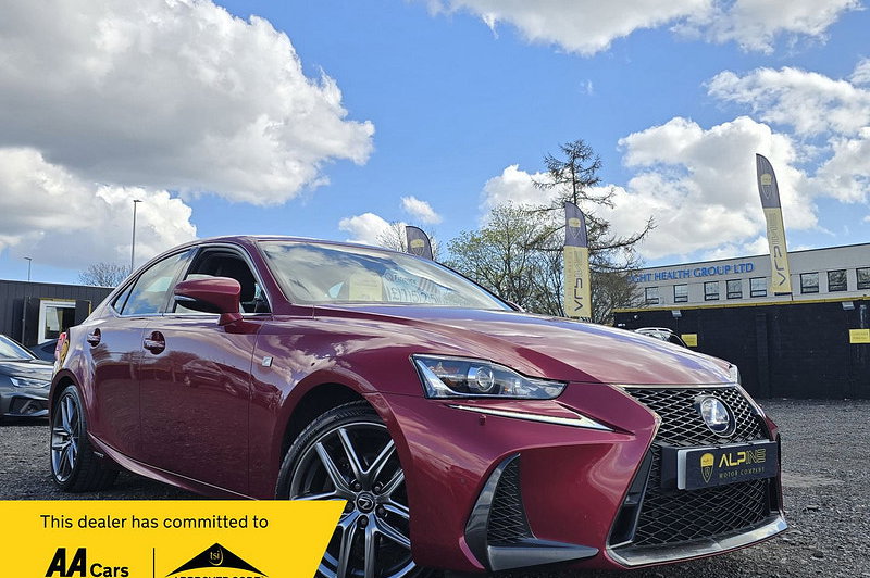 2019 Lexus IS 2.5 300h F Sport Saloon 4dr Petrol Hybrid E-CVT Euro 6 (s/s) (223 ps)