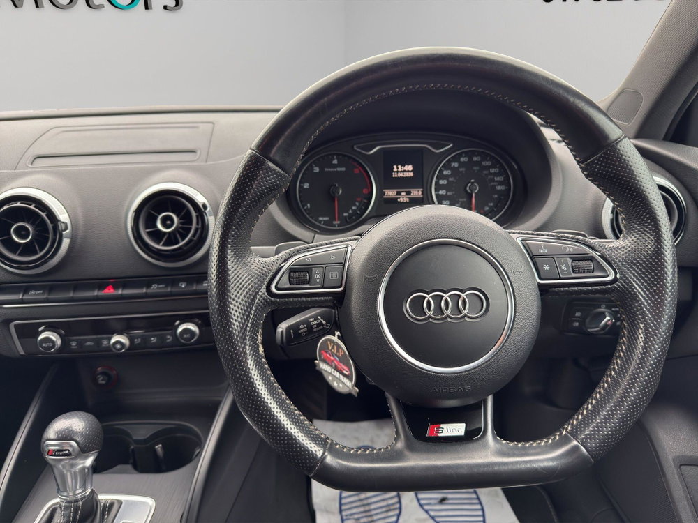 Audi A3 2.0 TDI S line S Tronic quattro Euro 6 (s/s) 4dr