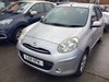 Nissan Micra 1.2L ACENTA Hatchback 5dr Petrol Manual Euro 5 (79 bhp) 5dr Manual 2026