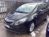 Vauxhall Zafira Tourer 1.4L DESIGN MPV 5dr Petrol Manual Euro 6 (138 bhp) 5dr Manual 2026