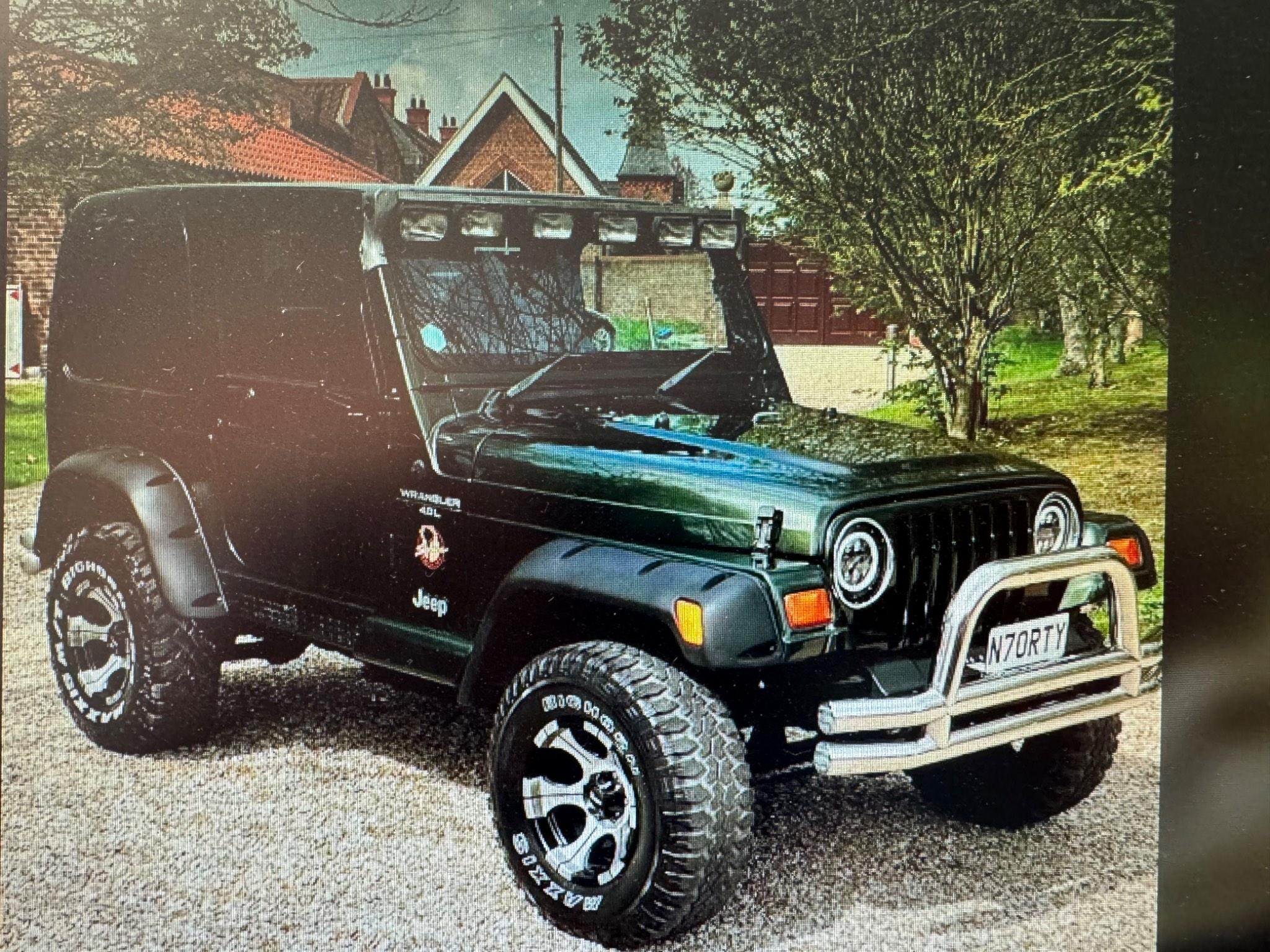 Used Jeep Wrangler 4.0 Sahara Hard Top 4x4 3dr 1999 3dr Manual