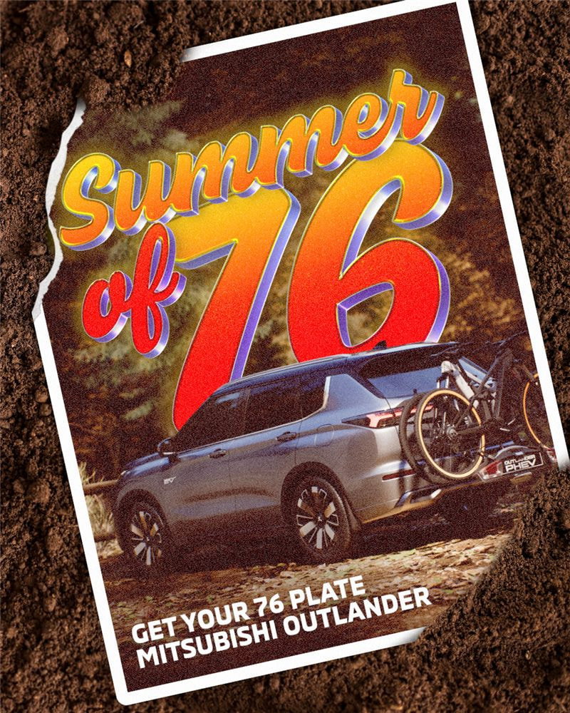 Summer of 76 - Get your 76 plate Mitsubishi Outlander PHEV