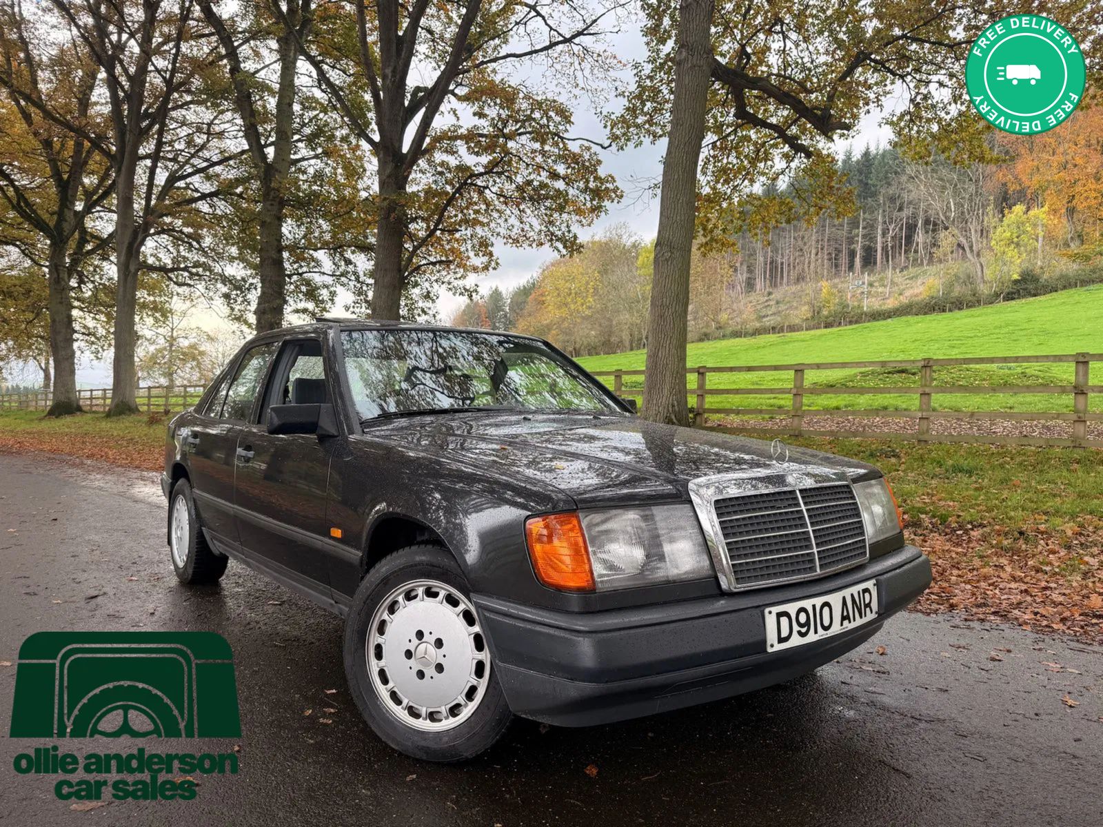Mercedes-Benz 230 Black 4dr Automatic 1987