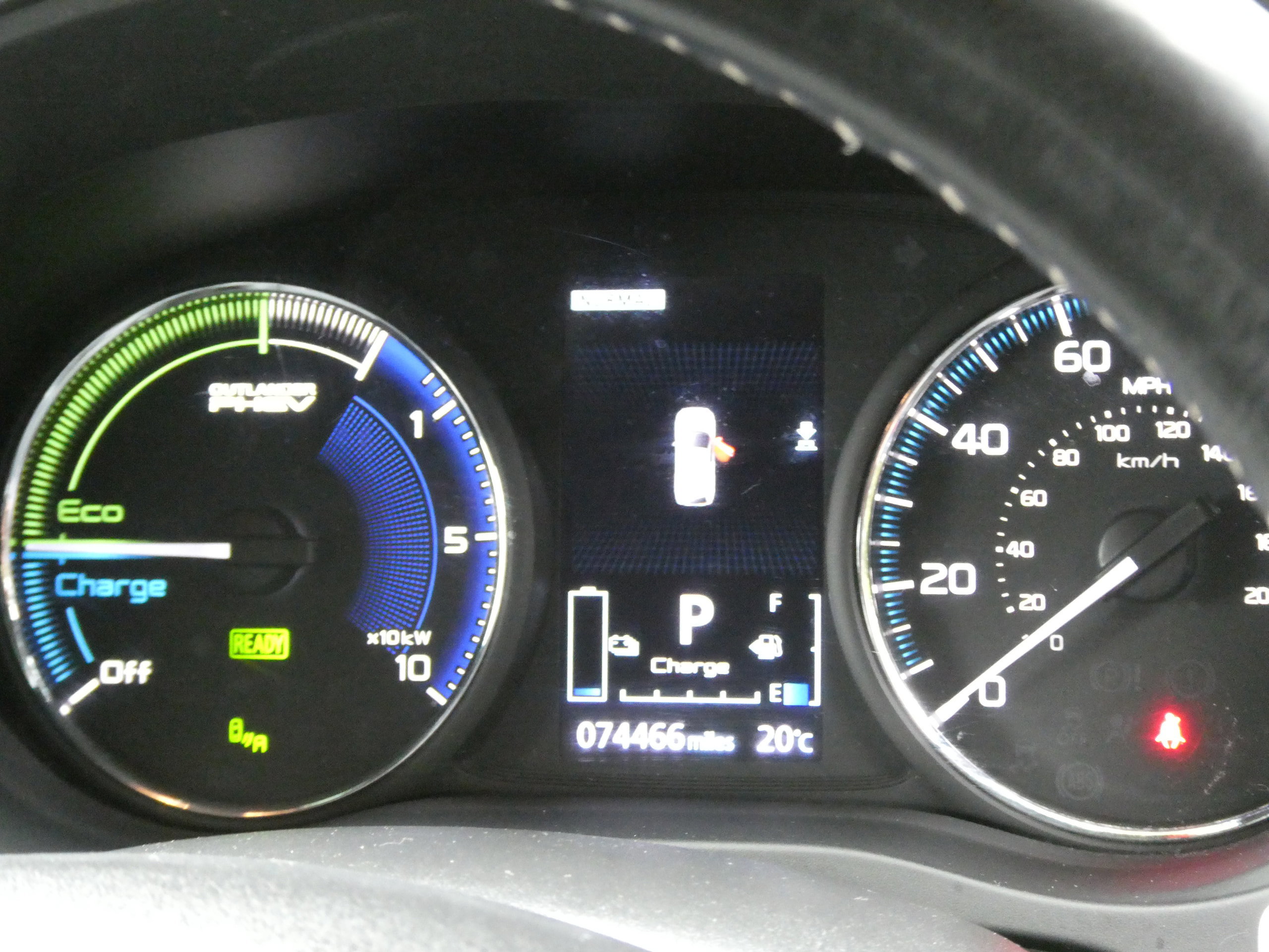 Mitsubishi Outlander 2.4h TwinMotor 13.8kWh Dynamic SUV 5dr Petrol Plug-in Hybrid CVT 4WD Euro 6 (s/s) (224 ps) 5dr Automatic 2020
