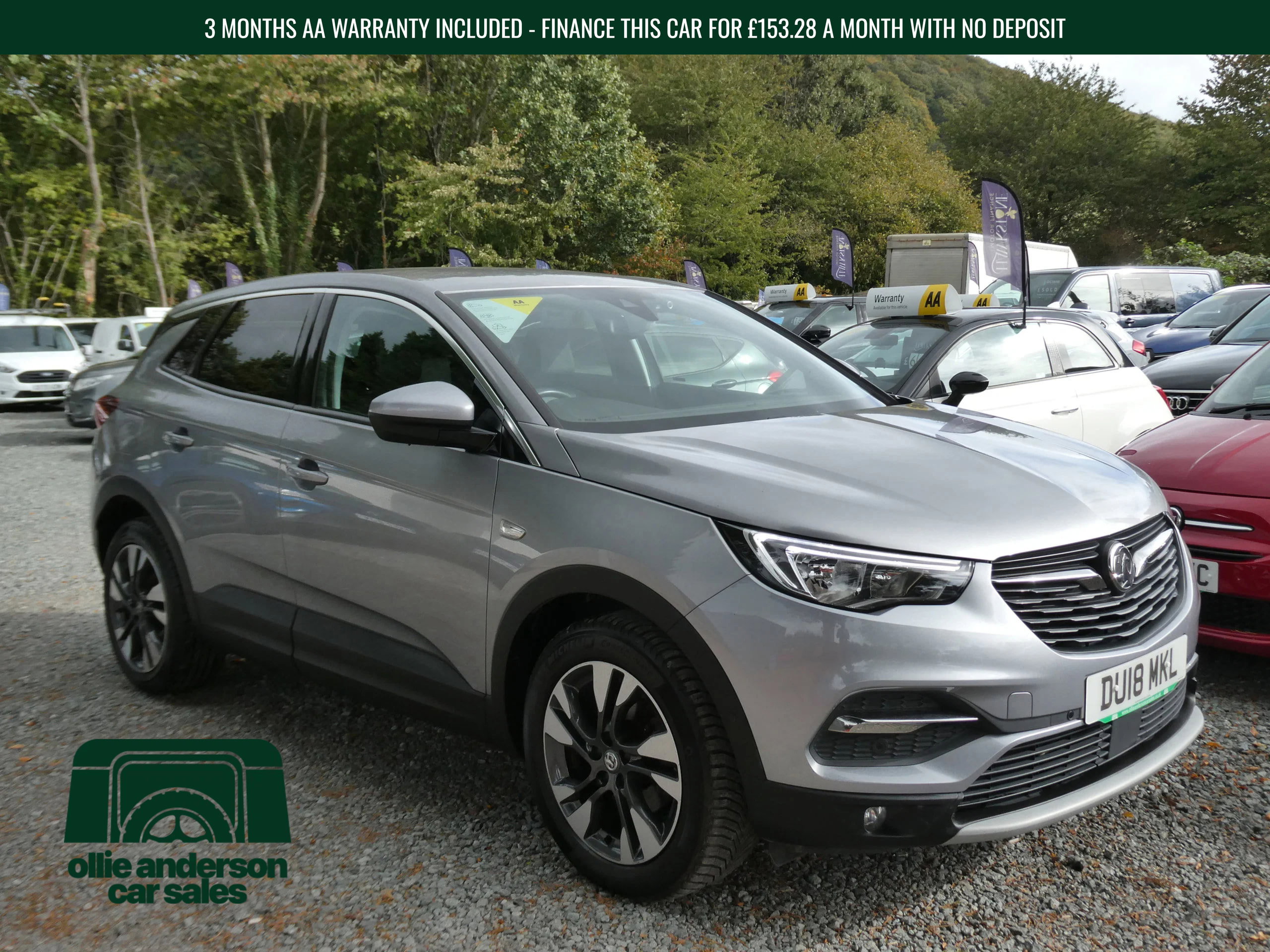 Vauxhall Grandland X 1.2 Turbo Sport Nav SUV 5dr Petrol Manual Euro 6 (s/s) (130 ps) 5dr Manual 2018