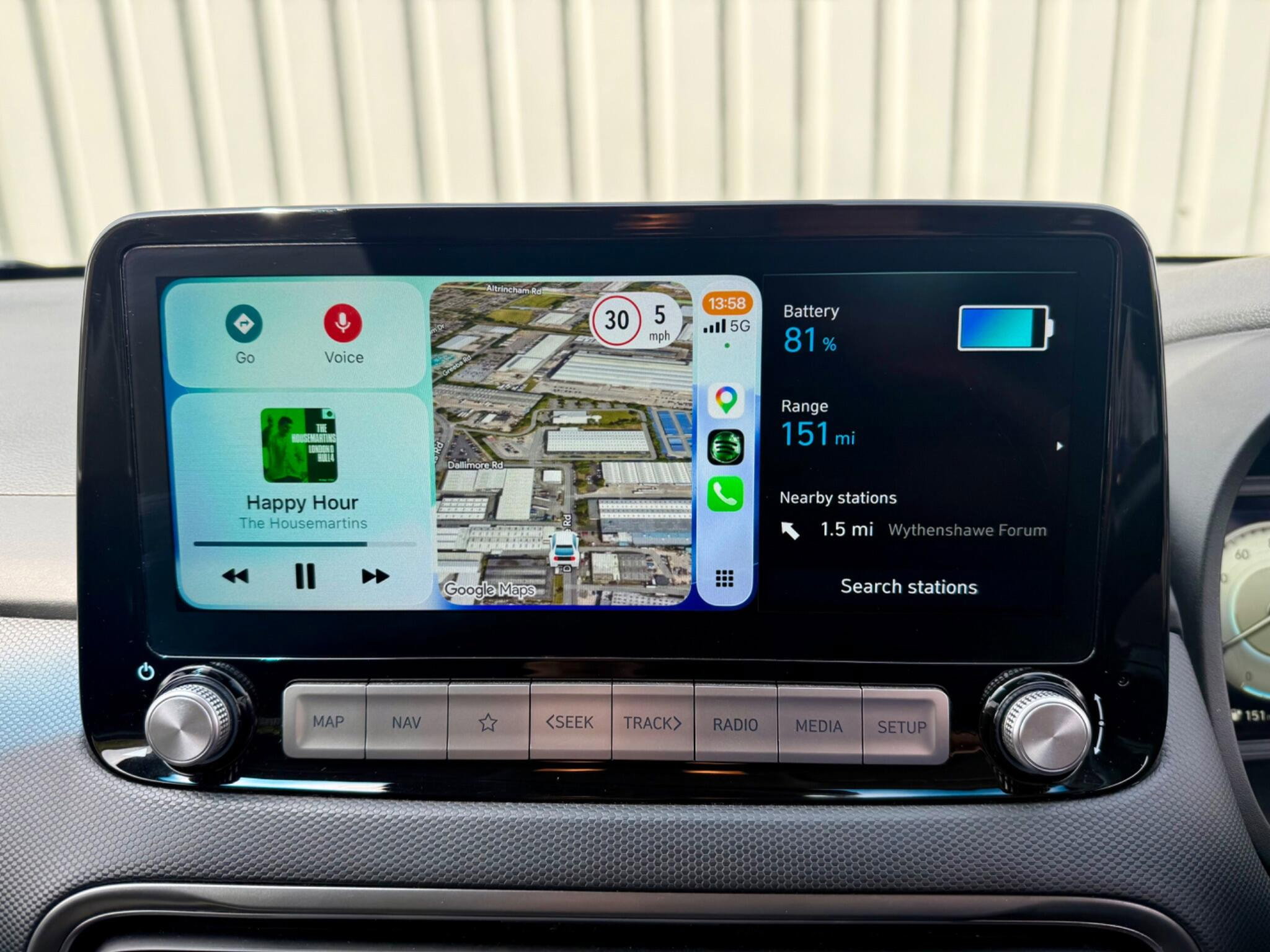 Hyundai Kona 39kWh SE Connect Auto 5dr (10.5kW Charger) 5dr Automatic 2021
