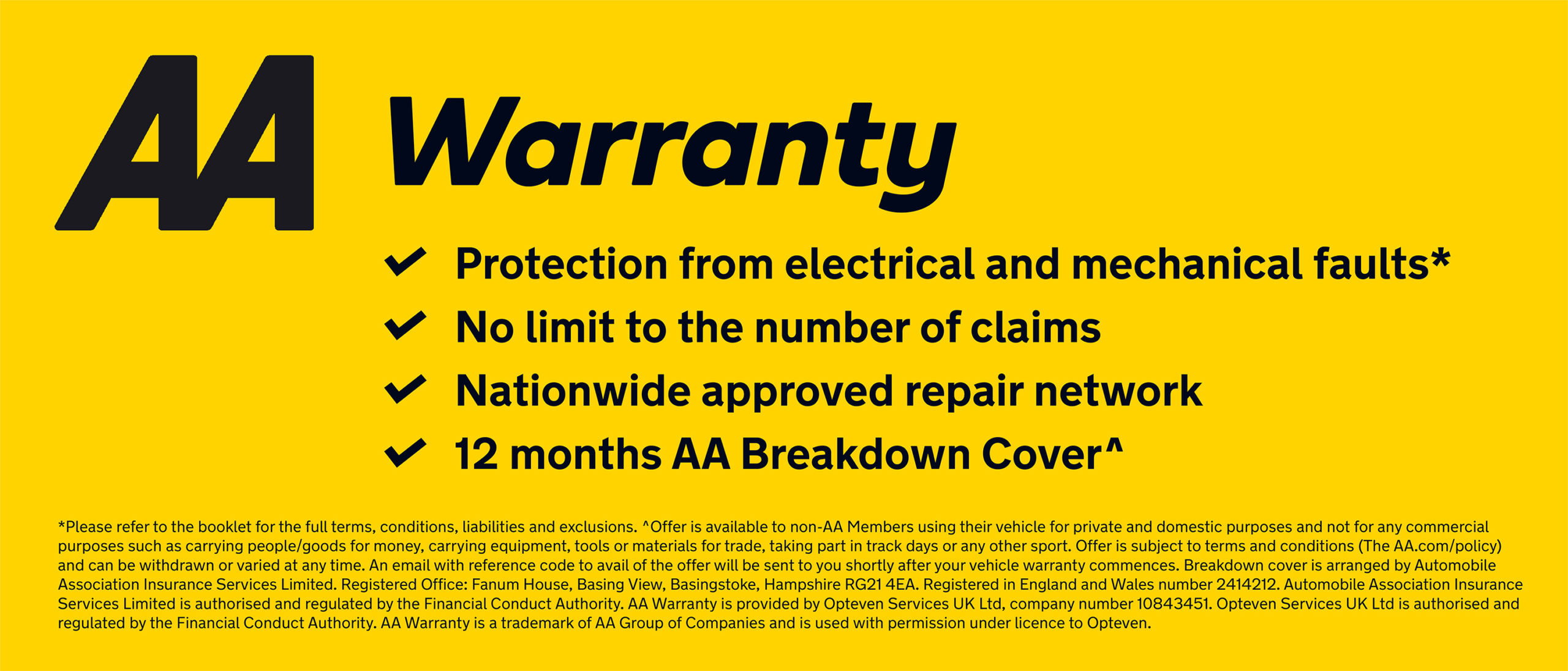 B and B Car Centre warranty