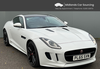 Jaguar F-Type 3.0 V6 Coupe AUTO 2 Seat 2 Door Euro 6 Petrol Engine with 306bhp Stunning in Fuji White with Black Pack Black Alloys Black Roof Panoramic Glass Roof and Great Jaguar Main Dealer Service History 2dr Automatic 2026