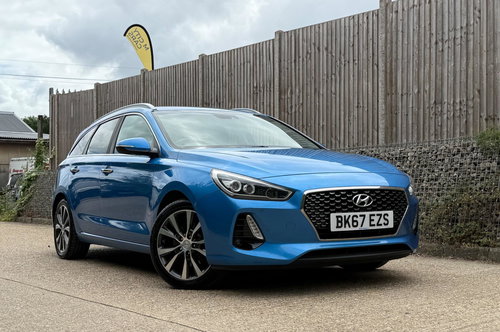 2017 HYUNDAI I30 1.4 T GDI PREMIUM TOURER EURO 6 S S 5DR BK67EZS 85,000... photo