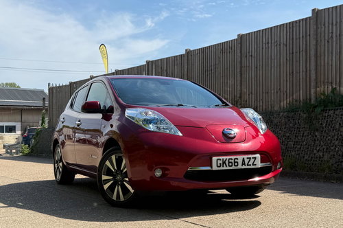 2016 NISSAN LEAF 30KWH TEKNA AUTO 5DR GK66AZZ 76,000 MILES AUTOMATIC ELECTRIC 0 MPG 2016... photo