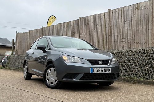 2016 SEAT IBIZA 1.0 E SPORT COUPE EURO 6 3DR DG66NPK 66,000 MILES MANUAL PETROL... photo