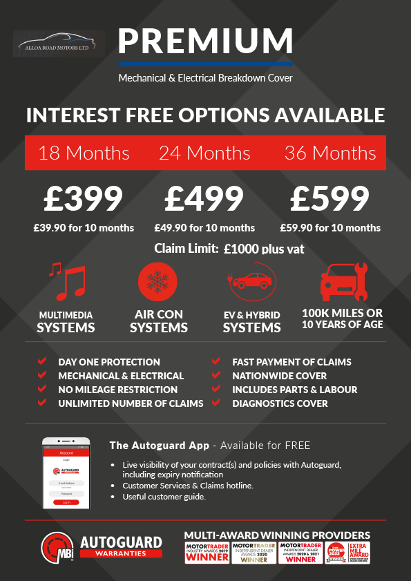 Alloa Road Motors warranty
