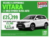 Suzuki Vitara 1.4 Boosterjet MHEV 109 Ultra 5dr Auto 5dr Automatic 2026