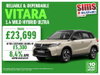 Suzuki Vitara 1.4 Boosterjet Mild Hybrid Ultra 5dr 5dr Manual 2026