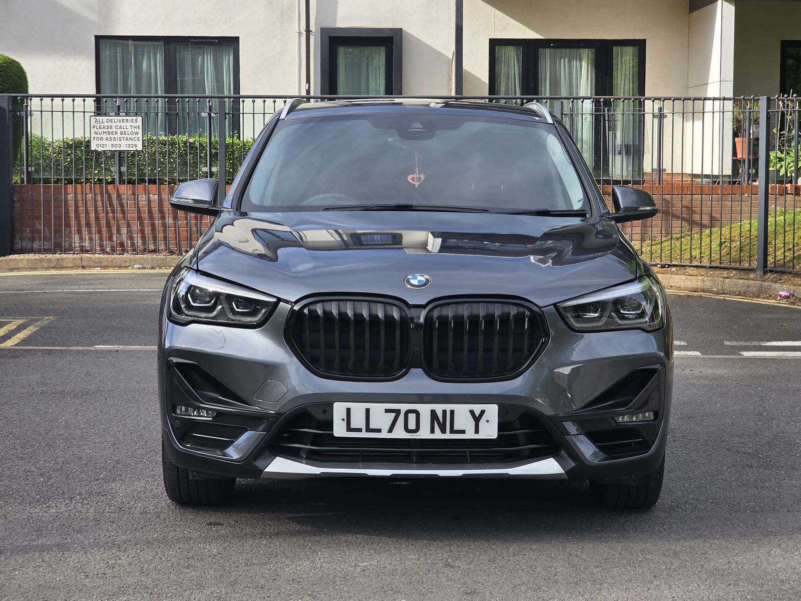 2020 BMW X1 2.0 20i xLine SUV 5dr Petrol DCT sDrive Euro 6 (s/s) (192 ps), exterior view 2