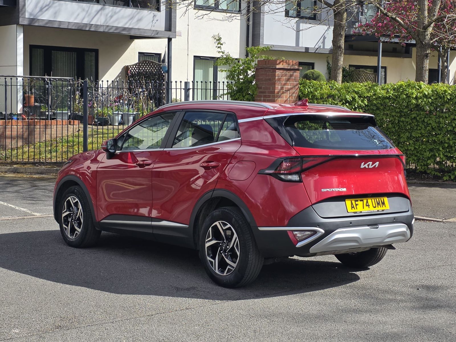 2024 Kia Sportage 1.6 T-GDi MHEV 2 SUV 5dr Petrol Hybrid Manual Euro 6 (s/s) (157 bhp), exterior view 4
