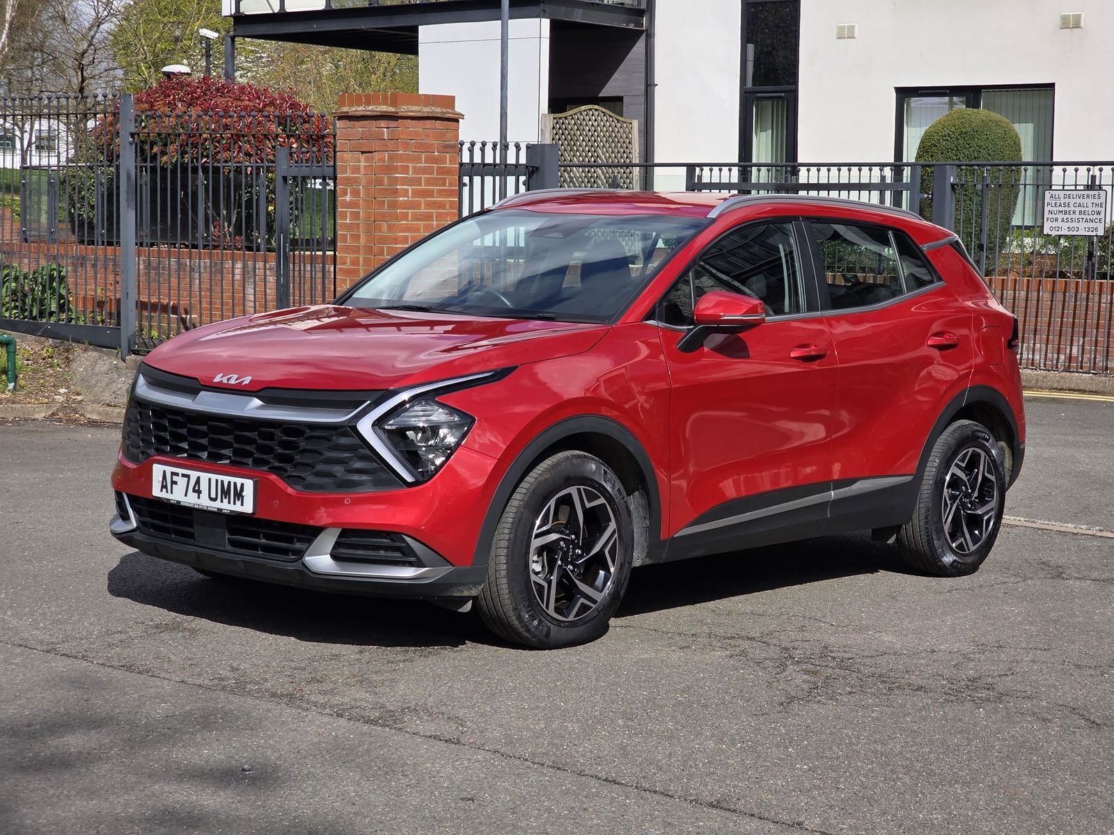 2024 Kia Sportage 1.6 T-GDi MHEV 2 SUV 5dr Petrol Hybrid Manual Euro 6 (s/s) (157 bhp), exterior view 3