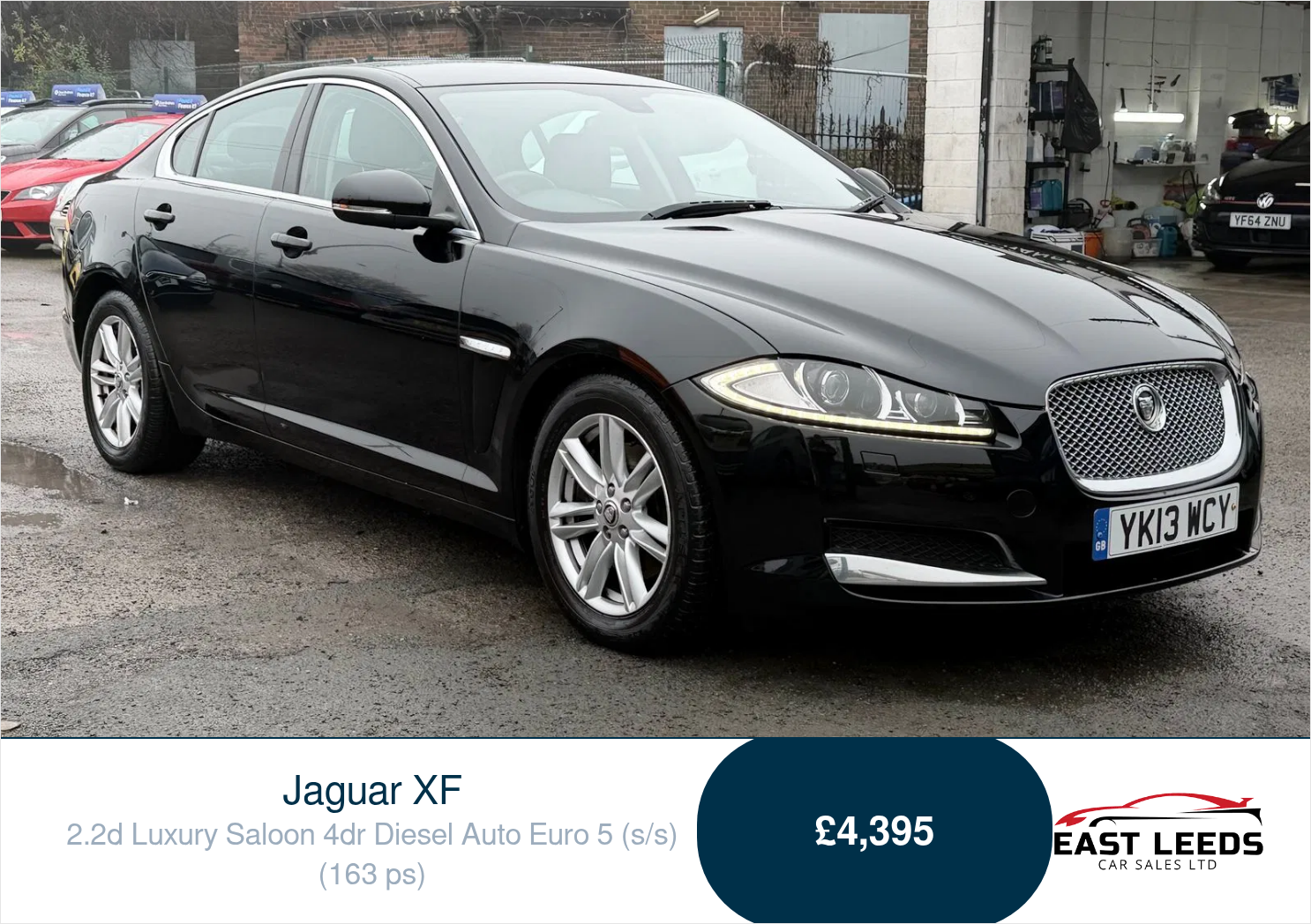 2013 Jaguar XF 2.2TD Luxury (163ps) (s/s) Saloon 4d Auto