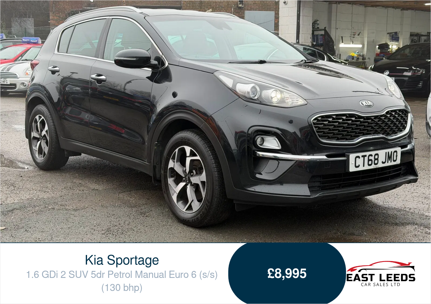Kia Sportage 1.6 GDi 2 SUV 5dr Petrol Manual Euro 6 (s/s) (130 bhp) 5dr Manual 2019