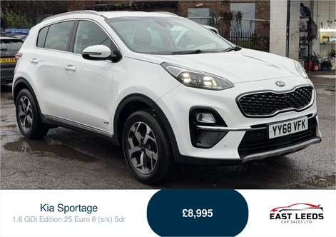 2018 SPORTAGE 1.6 GDI EDITION 25 EURO 6 S S 5DR 8,995 2018 97,939... photo