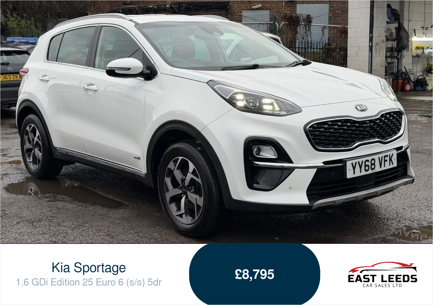 Kia Sportage 1.6 GDi Edition 25 Euro 6 (s/s) 5dr 5dr Manual 2018