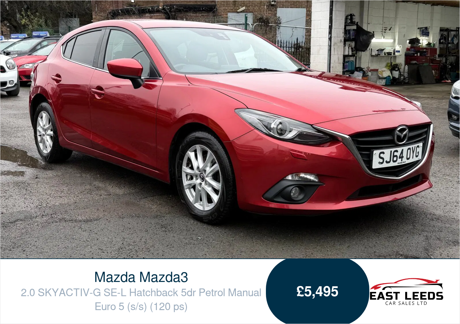2014 Mazda Mazda3 2.0 SE-L Hatchback 5d
