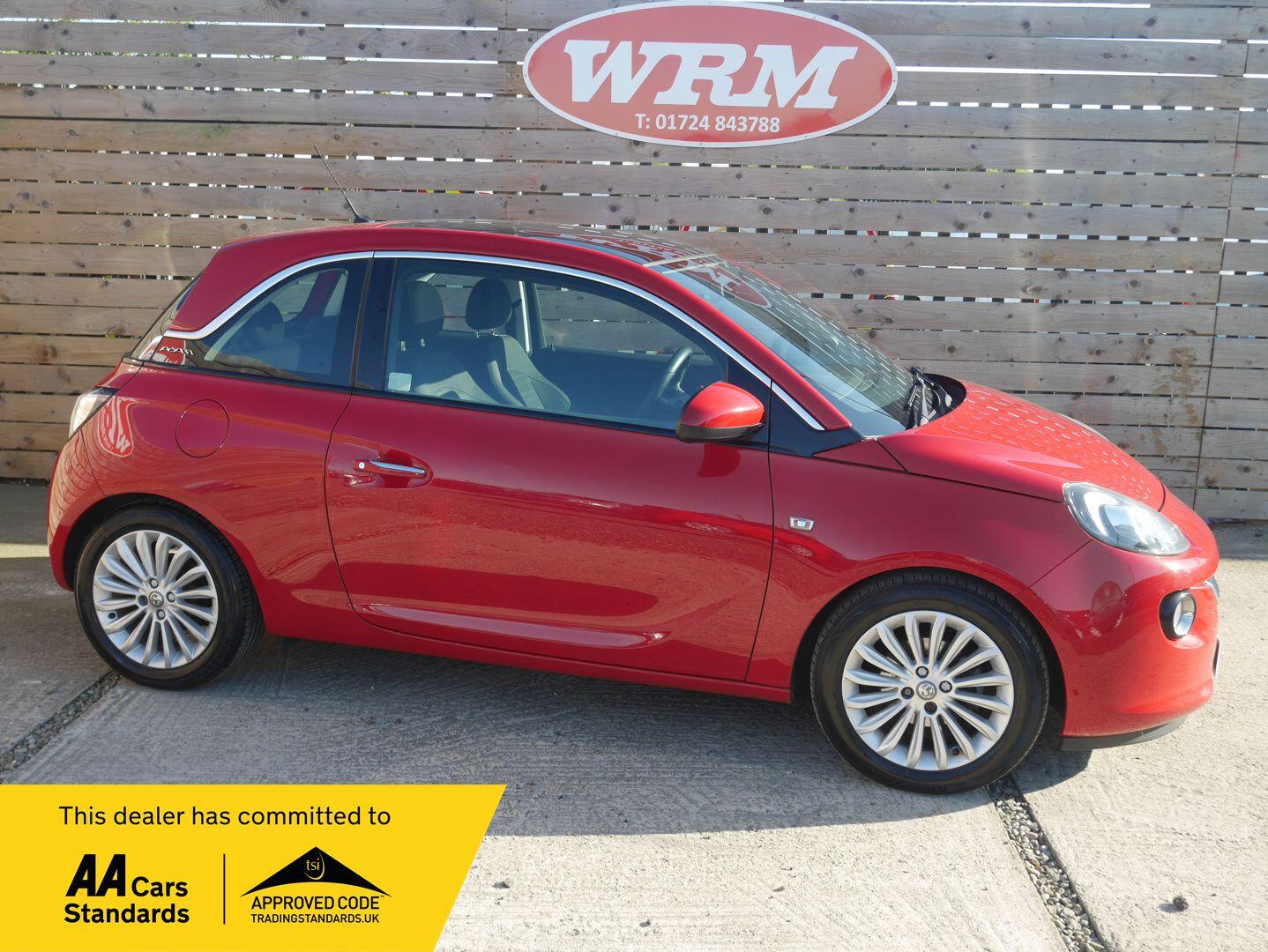 2016 Vauxhall ADAM 1.4 16v GLAM Hatchback 3dr Petrol Manual Euro 5 (87 ps) for sale, exterior front view