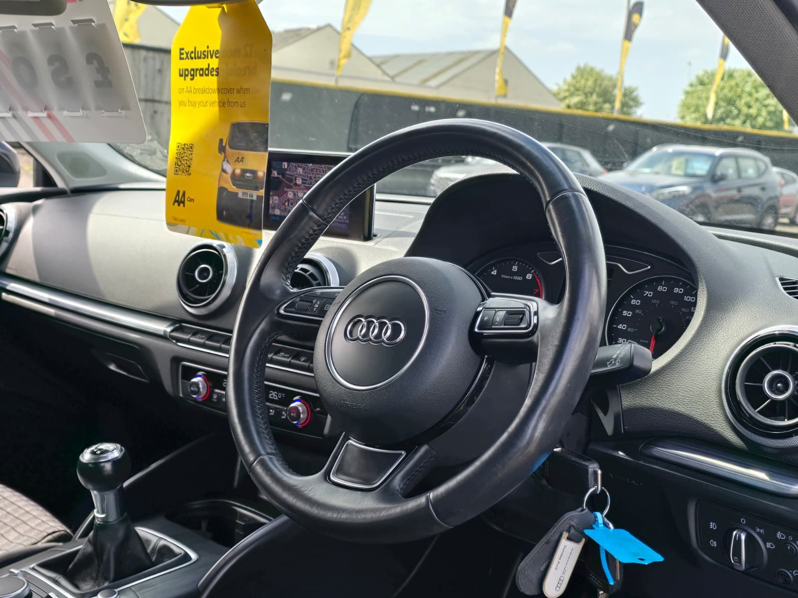 2014 Audi A3 1.4 TFSI Sport Hatchback 3dr Petrol Manual Euro 5 (s/s) (122 ps), exterior view 3