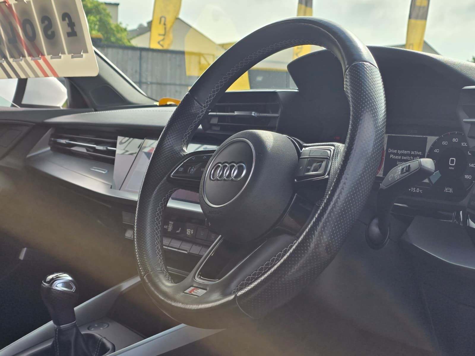 2021 Audi A3 1.5 TFSI 35 S line Sportback 5dr Petrol Manual Euro 6 (s/s) (150 ps), exterior view 3