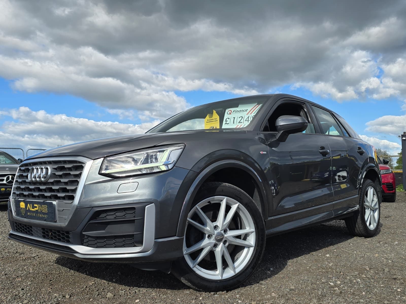 2018 Audi Q2 1.6 TDI S line SUV 5dr Diesel Manual Euro 6 (s/s) (116 ps), exterior view 2