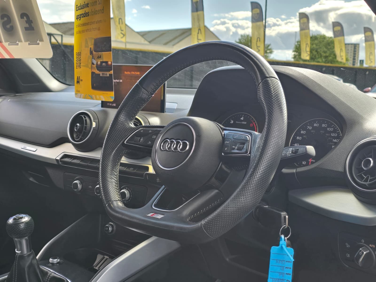 2018 Audi Q2 1.6 TDI S line SUV 5dr Diesel Manual Euro 6 (s/s) (116 ps), exterior view 3