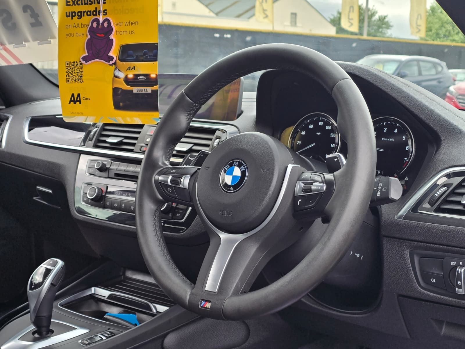2019 BMW 1 Series 3.0 M140i GPF Shadow Edition Hatchback 3dr Petrol Auto Euro 6 (s/s) (340 ps), exterior view 3
