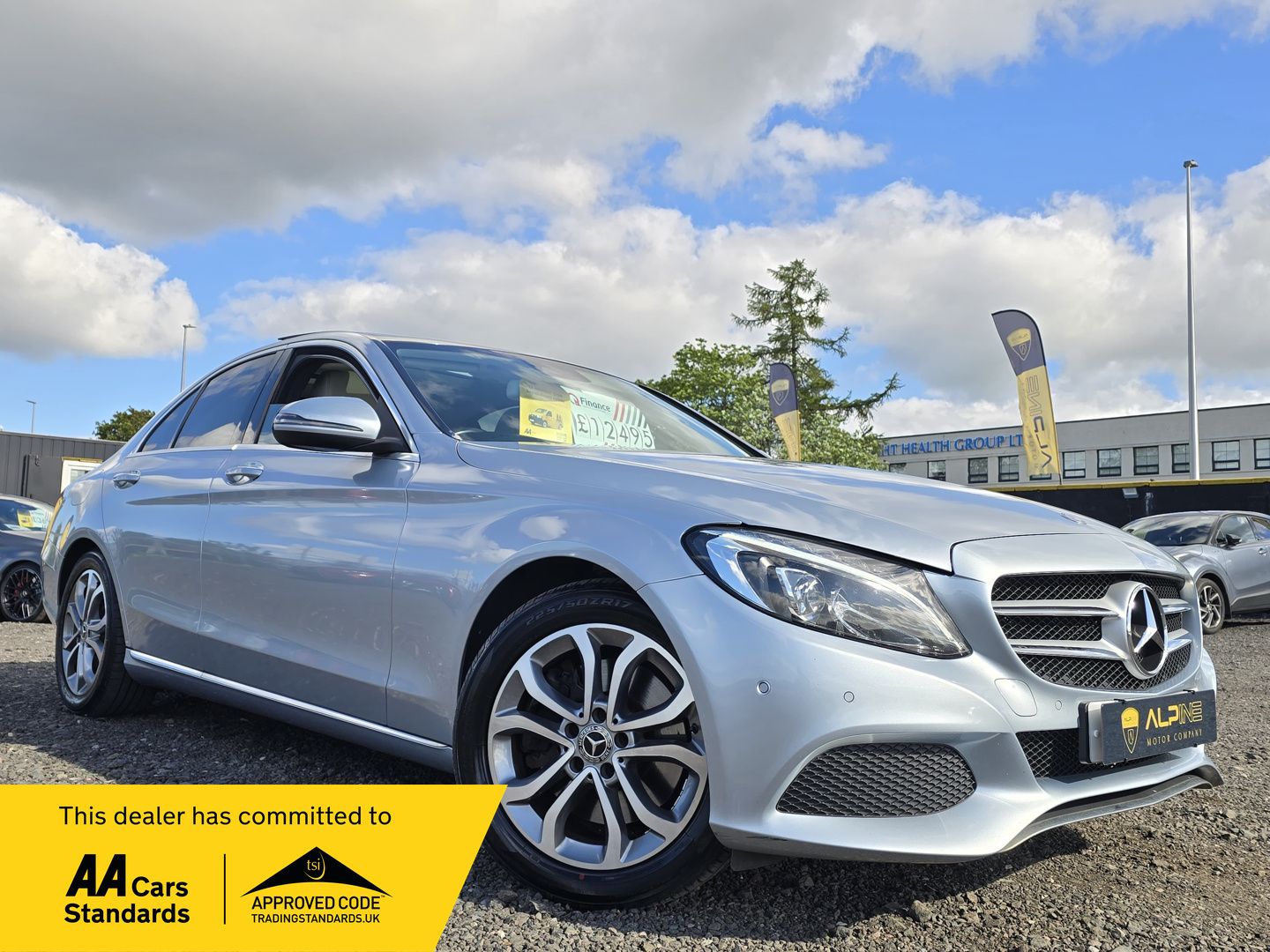 2017 Mercedes-Benz C Class 2.1 C300dh Sport (Premium Plus) Saloon 4dr Diesel Hybrid G-Tronic+ Euro 6 (s/s) (231 ps)