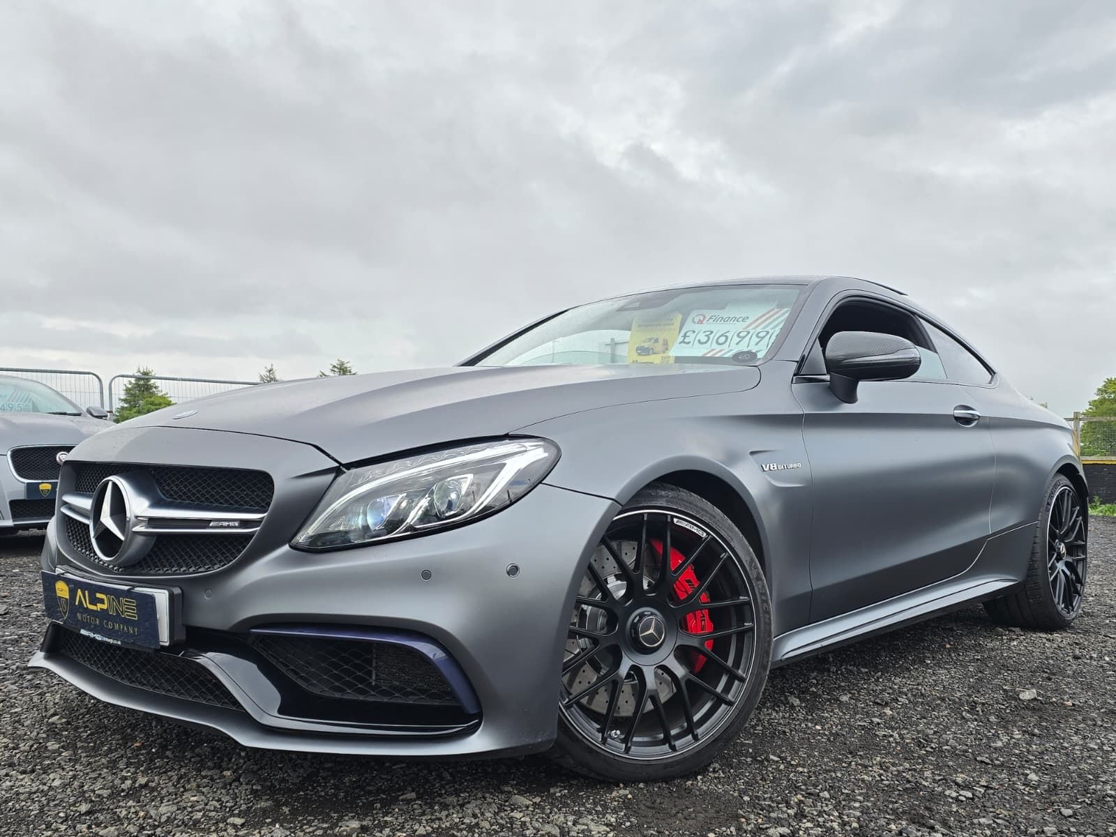 2016 Mercedes-Benz C Class 4.0 C63 V8 BiTurbo AMG S (Premium) Coupe 2dr Petrol SpdS MCT Euro 6 (s/s) (510 ps), exterior view 2