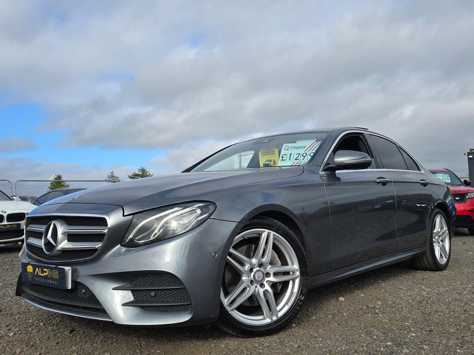 2016 Mercedes-Benz E Class 2.0 E220d AMG Line (Premium) Saloon 4dr Diesel G-Tronic+ Euro 6 (s/s) (194 ps), exterior view 2