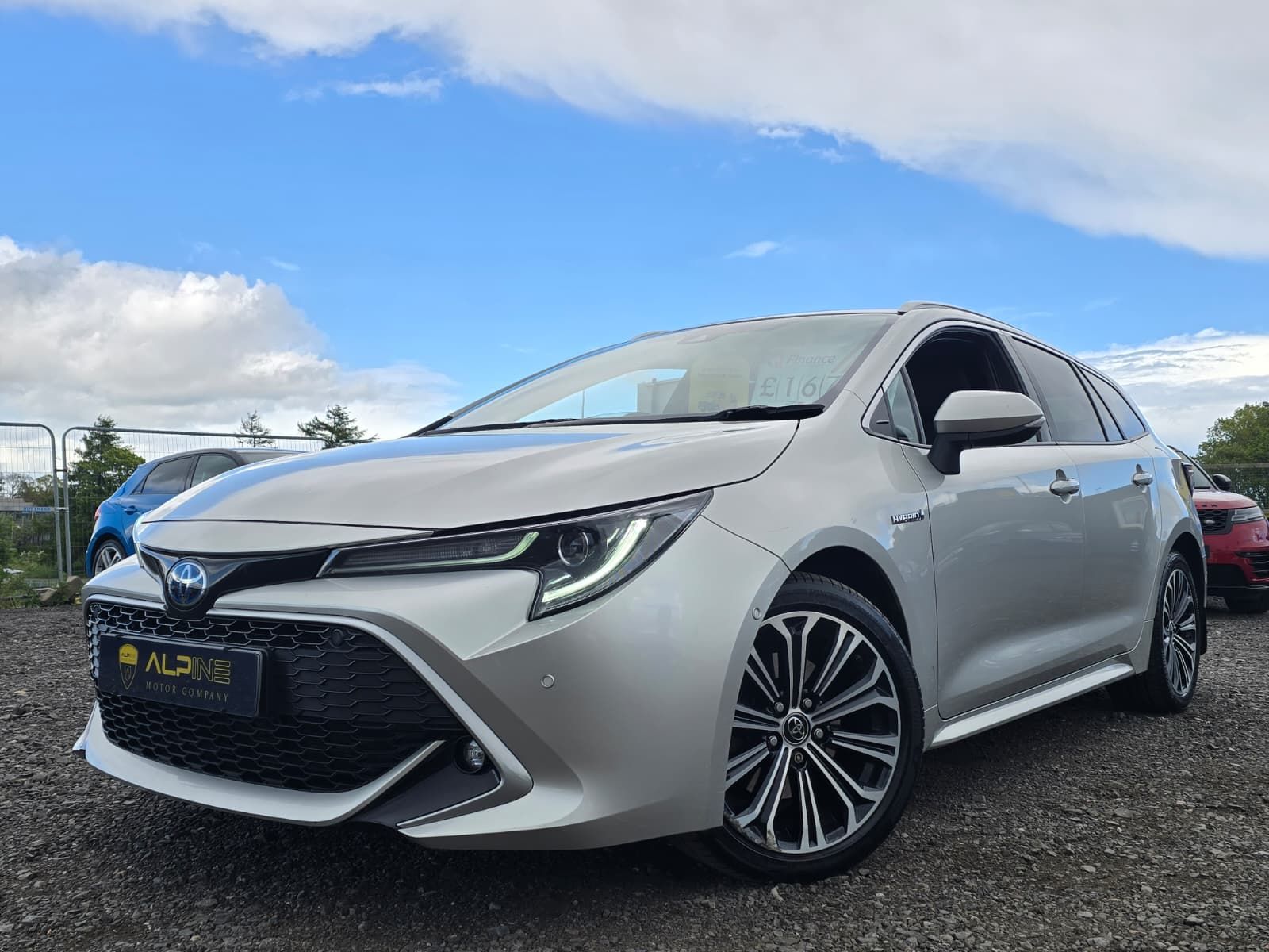 2019 Toyota Corolla 2.0 VVT-h Excel Touring Sports 5dr Petrol Hybrid CVT Euro 6 (s/s) (184 ps), exterior view 2