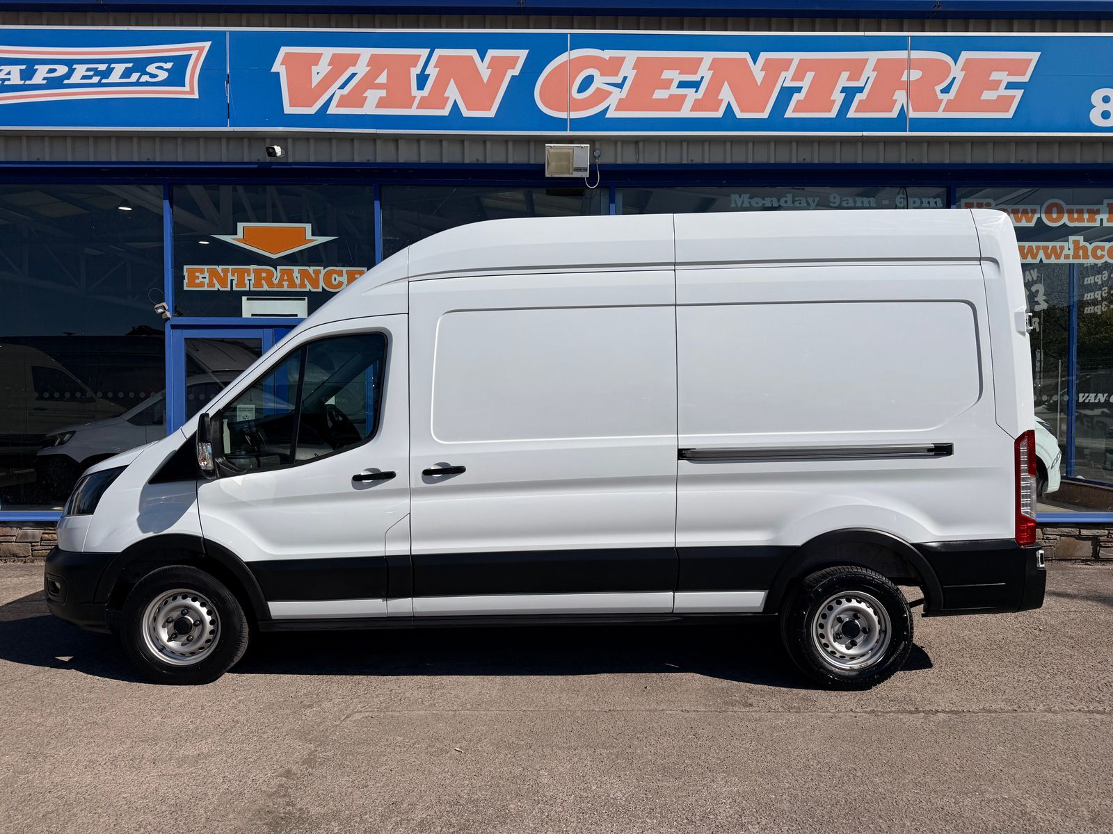 2023 Ford Transit 2.0 350 EcoBlue Leader Panel Van 5dr Diesel Manual FWD L3 H3 Euro 6 130 ps, exterior view 3
